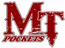 Distressed Crimson MT Pockets Logo